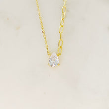 Load image into Gallery viewer, The Modern Solitaire Necklace