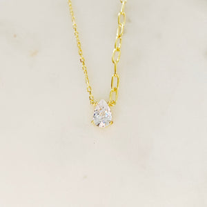 The Modern Solitaire Necklace