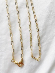 paper clip link chain for your mask gold fashion