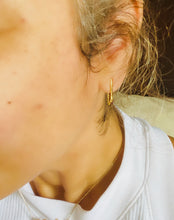 Load image into Gallery viewer, Sterling Silver Bar Chain Earrings