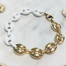 Load image into Gallery viewer, The Golden Boy Bracelet - White Link