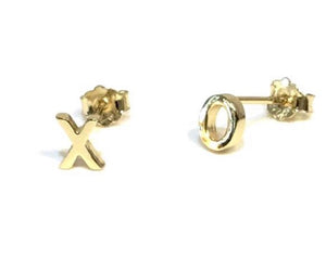 Sterling Silver XOXO Earrings