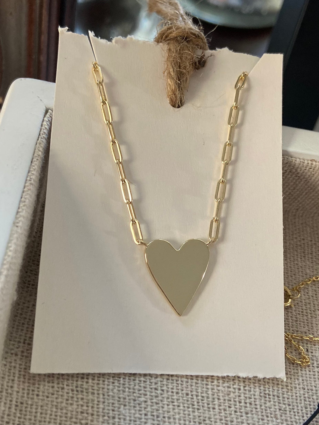 All Heart Gold Plated Necklace