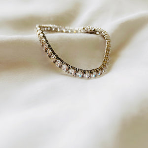 Sterling Silver Madison Tennis Bracelet