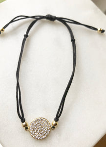 925 Sterling Silver gold plated circle bracelet. Delicate petite circle that symbolize the balance of life. 